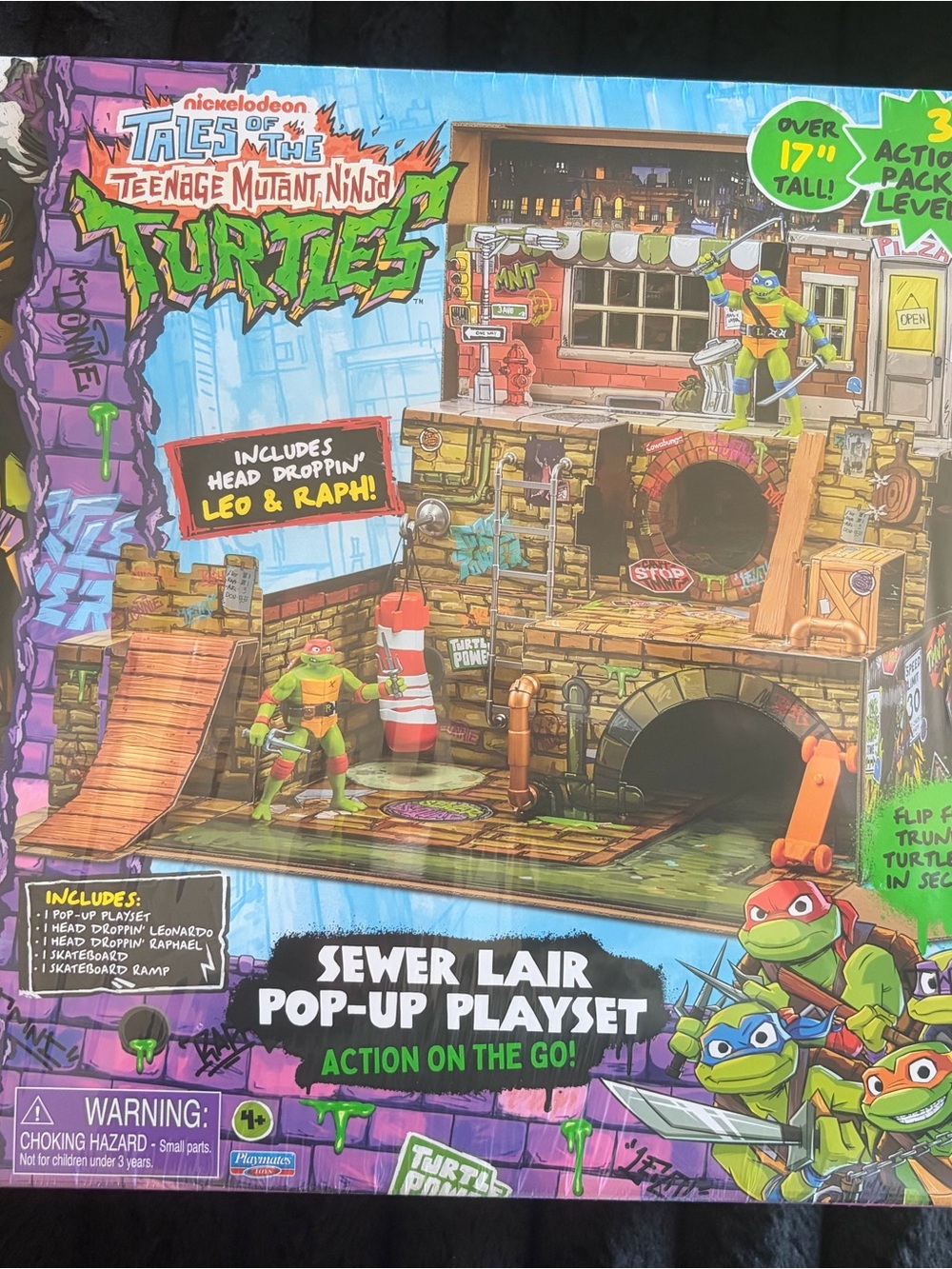 Nickelodeon Teenage Mutant Ninja Turtles Sewer Lair Pop-Up Playset - Green
